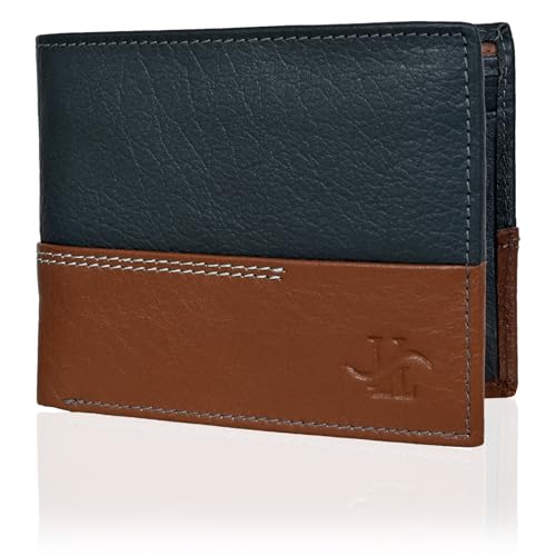 Bilfold Wallets For Men With 2 Hidden Compartment | Credit Card Wallet | Leather Wallet For Men | RFID Men's Wallet | With Coin Pocket (Brown)