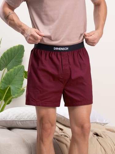 Image of DAMENSCH Men Printed Pure Cotton Breeze Ultralight Boxer Shorts (Pack of Assorted Prints & Colours I Color & Print May Vary)
