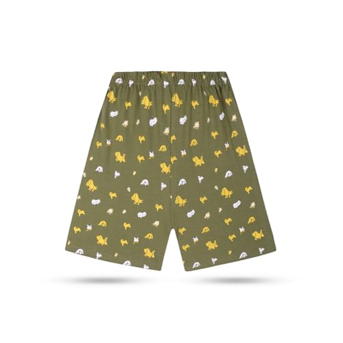 Image of T2F Boys Cotton Shorts Pack of 5 | Printed Knee Length Shorts | Soft Comfortable Everyday Wear for Kids