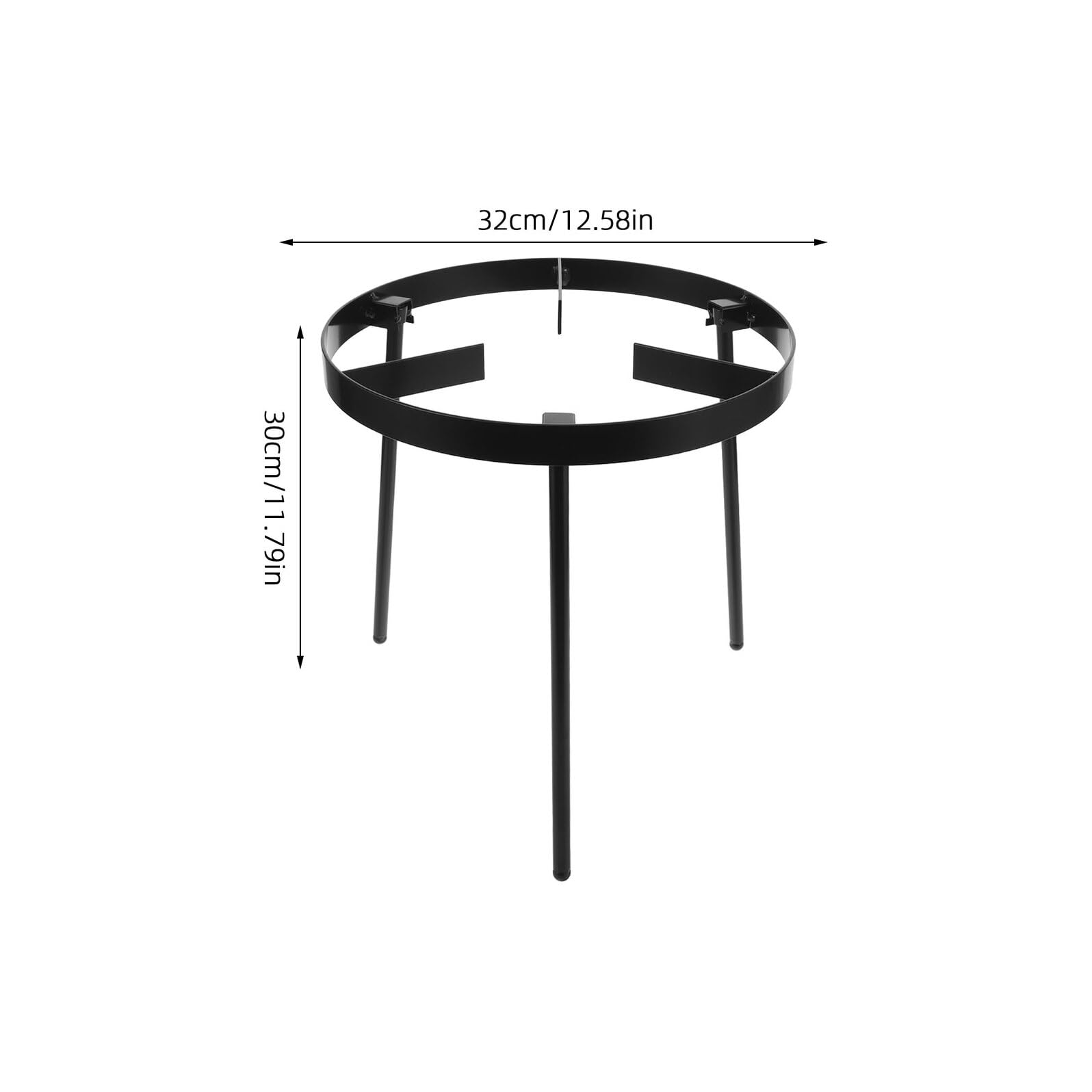 SUPVOX Trípode para Cocinar al Aire Libre de Hierro Fundido Negro Portátil y Plegable Altura 98 In Soporte Resistente para Fogatas Barbacoas y Camping Adecuado para Picnic y