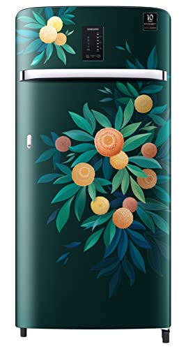 Image of Samsung 189L 5 Star Inverter Direct-Cool Single Door Digi-Touch Refrigerator Appliance (RR21C2E25NL /HL,Orange Blossom Green)