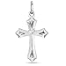 Sterling Silver Cross Pendant ( 20 x 35 mm )