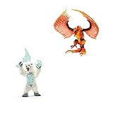 blizzard bar  Schleich Eldrador Neuheiten 2020 - Spiel-Figuren Set Blizzard Bär 42510 + Feuer-Adler 42511 - Fantasy Sammelfiguren