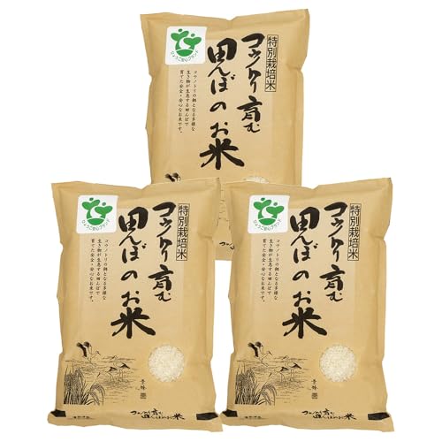 [先行予約]令和8年産 特別栽培米コウノトリを育む田んぼのお米 15kg(5kg×3袋)[村上ファーム] 兵庫県 朝来市 AS1D5