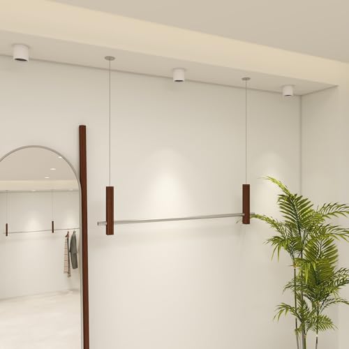 Porte-vêtements réglable en métal présentation vente au détail