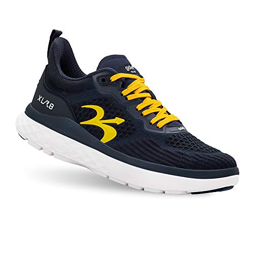 Gravity Defyer Men s G-Defy XLR8 Running Shoes 13 M US - VersoCloud Multi-Density Shock Absorbing Performance Long Distance Running Shoes Blue, Yellow