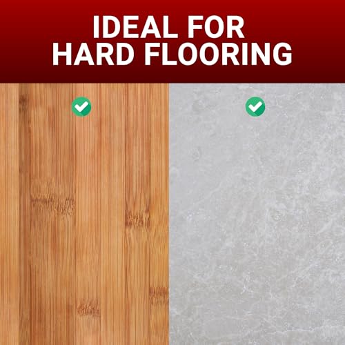 Image of Drainvac Broan-NuTone CT157B Hard Floor Brush - Central Vacuum Accessories, Extra Wide 14-Inch Brush, Swivel Neck Design, Natural Bristles, Dual Rubber Wheels, Fits Regular Wands with Button Lock