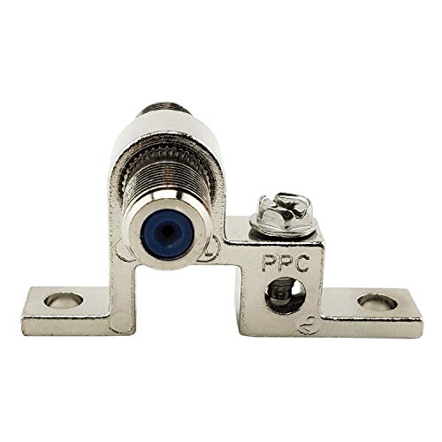 PPC GBS81R 2.5GHz F-Pin (Coax) Grounding Block - Includes 2 Mounting Screws (1 Pack)