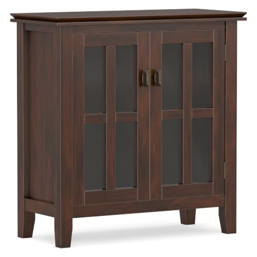 SIMPLIHOME Artisan 30 inch Solid Wood Cabinet