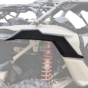 Sautvs Left &Amp; Right Fender Deflector For Can-Am X3 Max, Black Plastic Rear Fender Deflector Kit For Can Am Maverick X3 Xds Xrs Max Turbo R 2017-2025 Accessories (2Pcs, Replace #705009511, 705009512) 1 416eizivqhl. sl500 . ss300