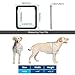 Ownpets Dog Screen Door, Inside Door Flap 12x14x0.4 Inch, Lockable Pet Screen Door, Magnetic Self-Closing Screen Door with Locking Function, Sturdy Screen Door for Dogs Cats