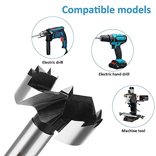 Forstner Bit Set 8Pcs - Hphope Forstner Bits For Wood, Wood Drilling With Storage Case #TOP4