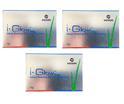 Image of MRHM i-Glow Soap Anti Acne Sebum reducing Skin Nourishing Soap (3 x 75 g)