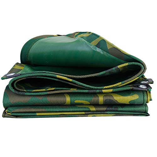RY Camouflage Tarpaulin, Padded Waterproof Sunscreen Cover, Outdoor Plant Roof Tarpaulin, Jungle, Camping Dust Cloth (Size : 12x10m)