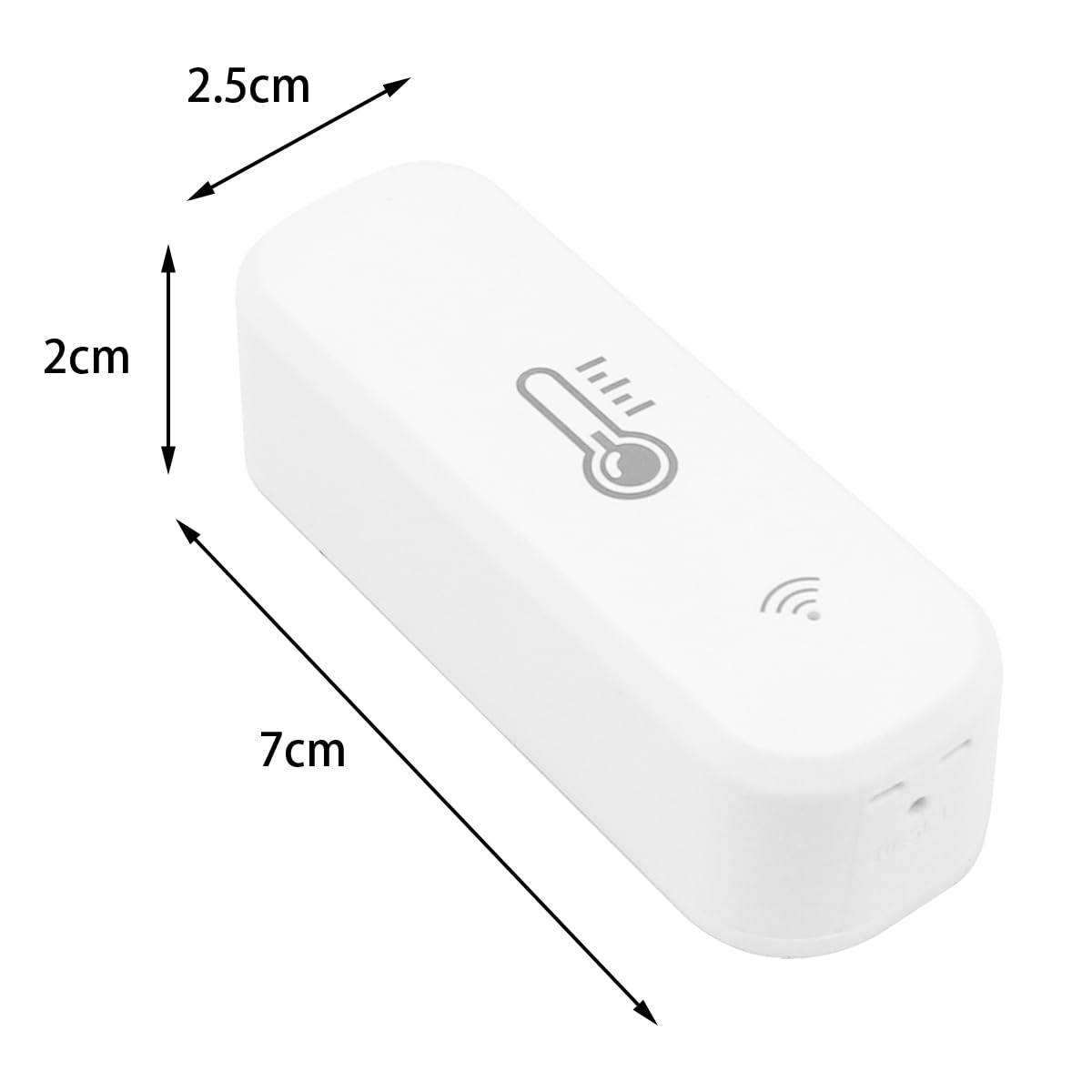 Tuya Rilevatore Intelligente di Temperatura e umidità WiFi Sensore Wireless per Interni con avviso App remoto per Serra Domestica