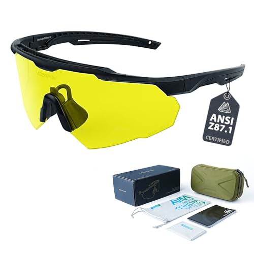 Image of Shooting Glasses Anti Fog with High Definition Lenses, ANSI Z87+ Certified Tactical Safety Glasses for Men Women