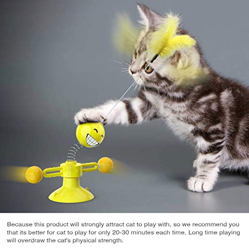 Brinquedo de gato moinho de vento,Brinquedo de gato de moinho de vento Plataforma giratória Brinqued
