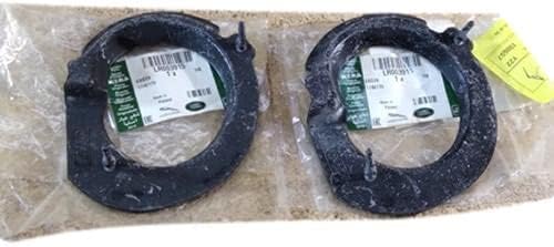 Juego de 2 almohadillas inferiores de amortiguador delantero originales compatibles con Land Rover LR2 LR003915