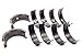 King Engine Bearings - Ford 281 4.6L SOHC 16V (Size .025) Crankshaft Main Bearings (Set of 5) (MB5353XP025)