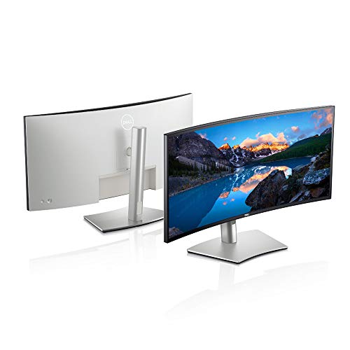 Image of Dell U3421We Ultrasharp Curved Monitor, 34.14 Inch Ultrawide Monitor Wqhd (3440 X 1440P At 60Hz), In-Plane Switching Technology, 100Mmx100Mm Vesa Mounting Support, Platinum Silver (Model), LED