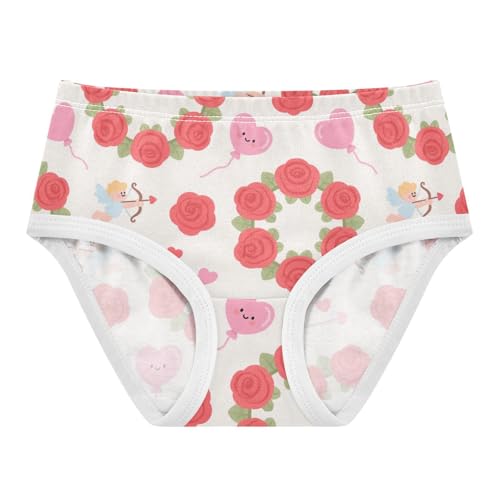 Girls' Underwear Flowers Floral Rose Toddle Brief Panties 2-8 Years 20300561