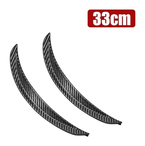 Cejas de rueda de fibra de carbono autoadhesivas y antiarañazos para coche 2