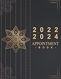 2022-2024 Appointment Book: Three Year Planner|Monthly Weekly Daily Planning Book|Blocking Slot with 15 Minute Increment form January 2022 - December ... Holiday:Black Luxury Mandala Cover Design