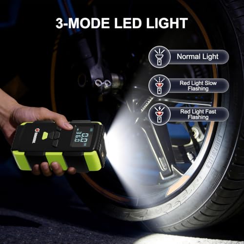 SUNSOUL Portable Tire Inflator with Repair Kit