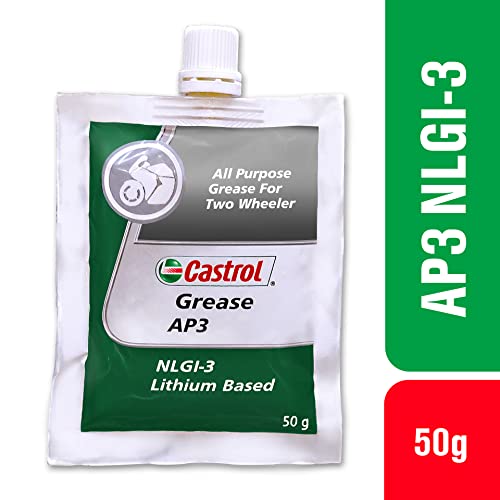 Image of Castrol Grease AP3 NLGI-3 Lithium based All Purpose Grease for Two Wheeler 50G