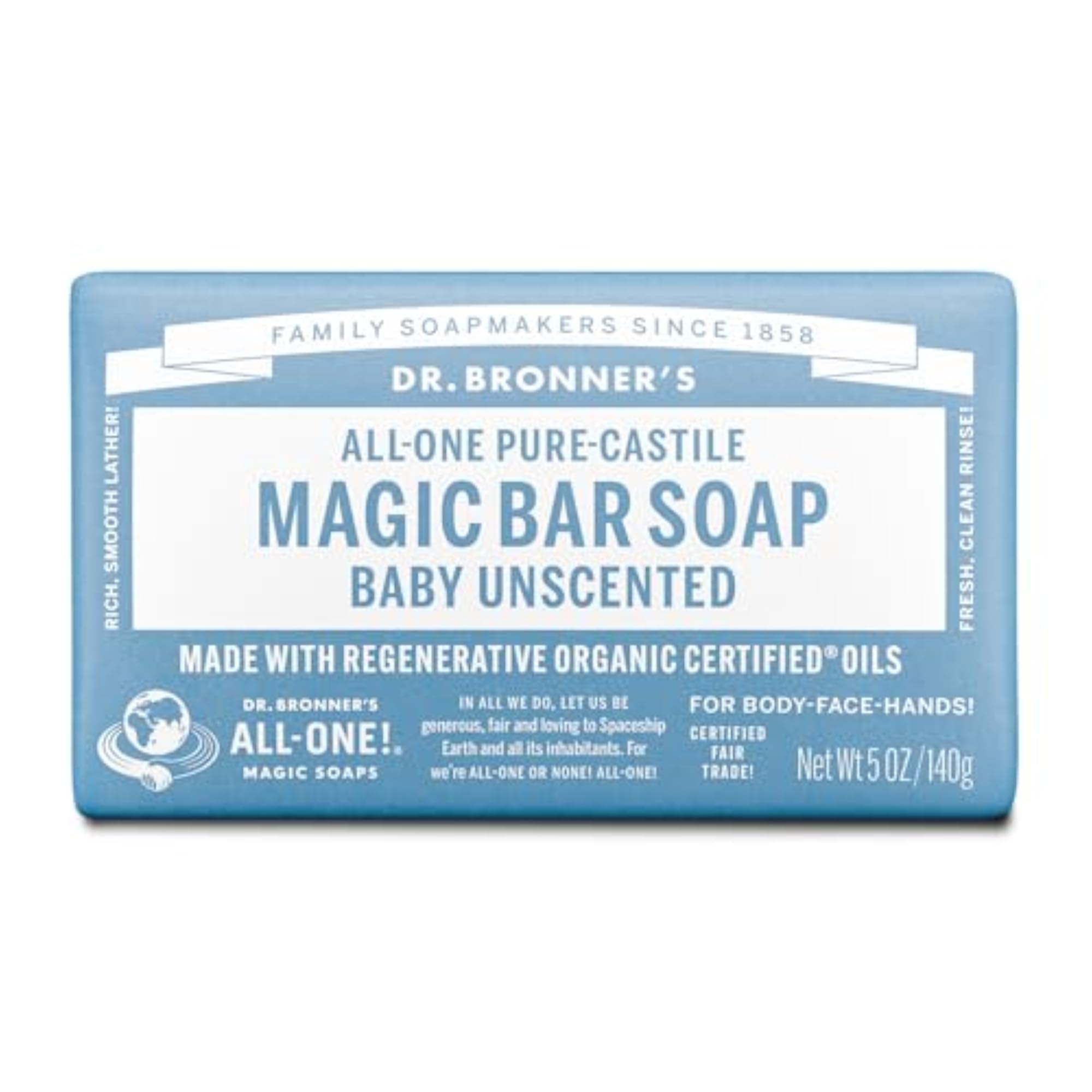 Bar Baby Mild Unscented Soap, 5oz