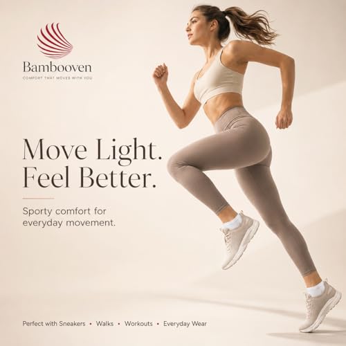 Image of BAMBOOVEN Ankle Socks for Women Thin Bamboo Rayon Low Cut Socks 3 /6 /8 /12 P