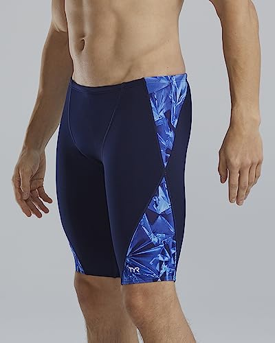 Snapklik.com : TYR Mens Standard Durafast Elite Solid Jammer Swimsuit