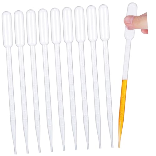MUSISALY Droppers for Boys and Girls 100pcs Plastic Dropper Laboratory Supplies Easy Transfer Pipettes