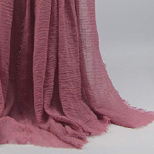 yotijar 2 Unidades de Lenços Longos de Algodão Aconchegante Muçulmano Judeu Lenço de Cabeça Turbante