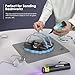 Akisey UV Resin Kit with Light, 50g UV Resin with Rechargeable 395NM UV Flashlight, Fast Curing in Seconds, UV Glue Adhesive for Bonding Jewelry, Plastic, Glass & Acrylic Repair Kit with Mat, Gloves
