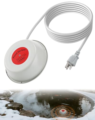 Apipi 1000W Floating Pond Heater - Pond Deicer for Outdoor