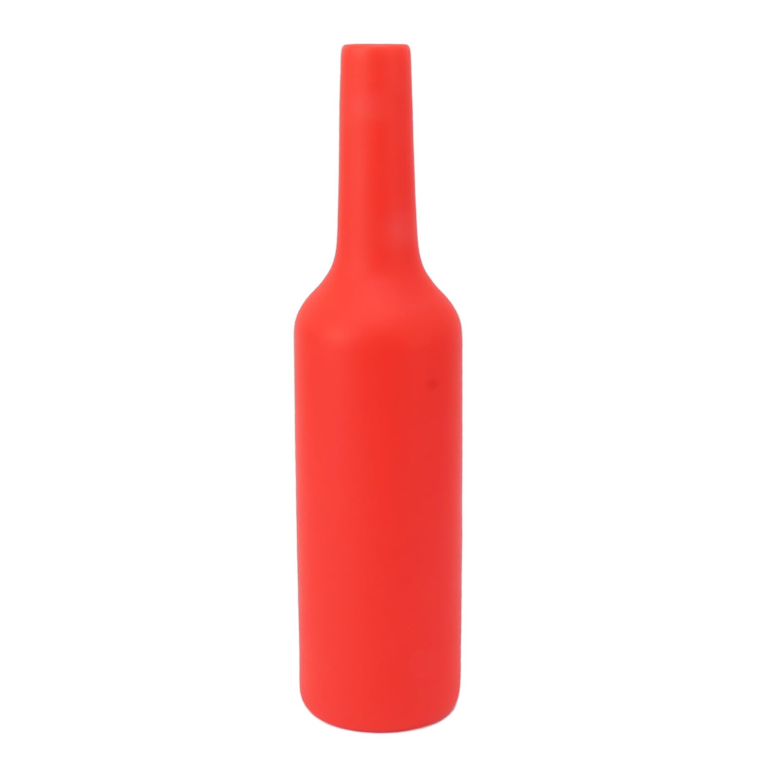 Syrisora Bartender Practice Bottle Silicone Shatterproof Falling Resistant Soft Bartending Performance Training Bottle (Red) - Image 3