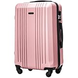 Wings Koffer Hartschale - Groß Reisekoffer & Trolleys - Ultraleicht Rollkoffer mit Rollen...