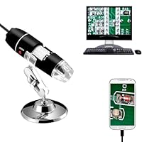 Amazon.co.jp: Jiusion 40 ～ 1000x 倍率USB顕微鏡、8 LED USB