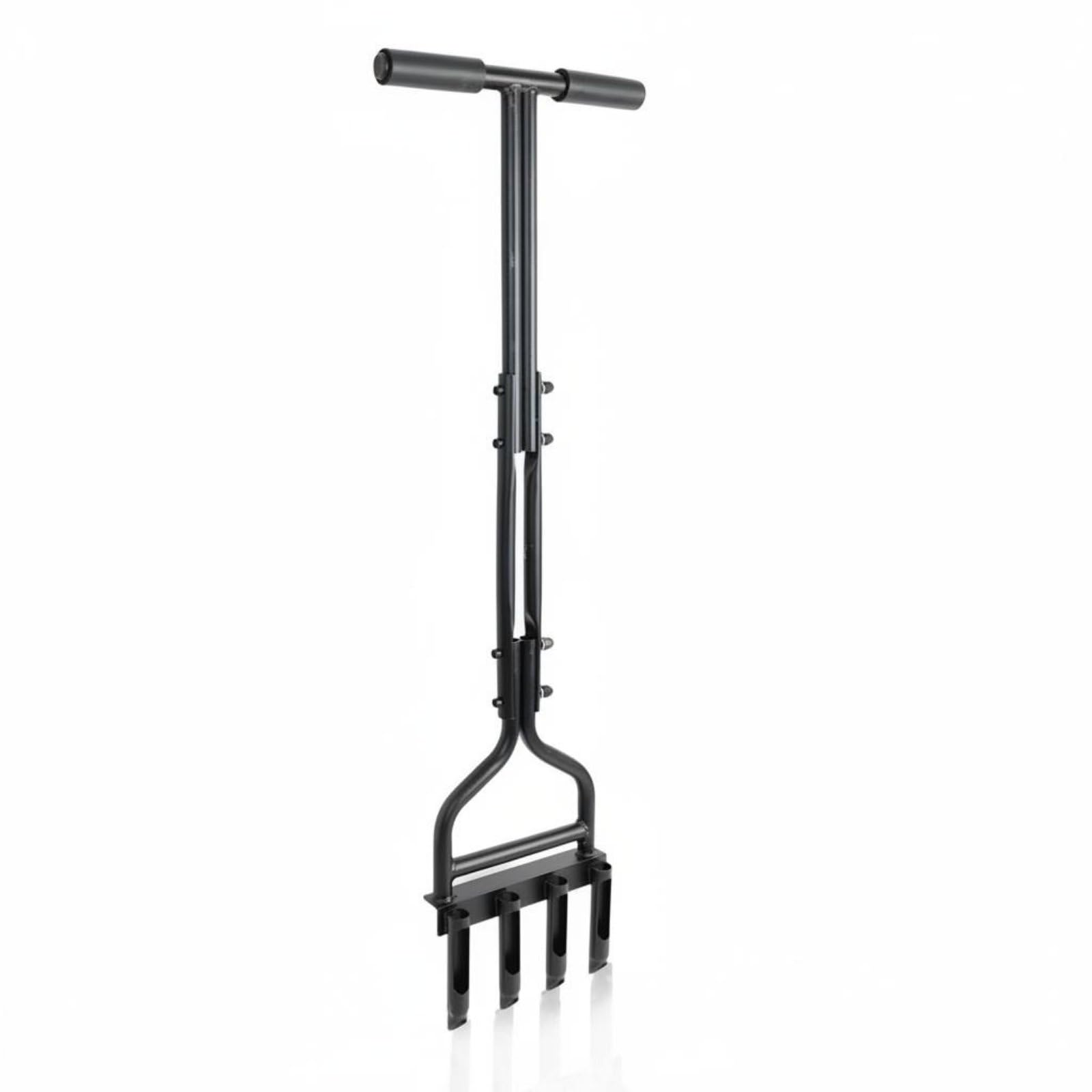 Aeratore Prato Manuale Arieggiatore Scarificatore Terreno Foratore Prato in Metallo con Punte Affilate per Canali, Arieggiatore A Forca