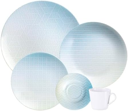 Aparelho de Jantar Tramontina Polaris em Porcelana Decorada 20 Pe...