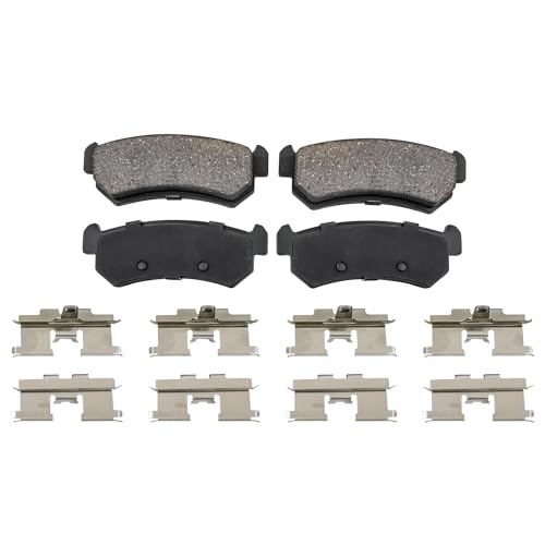 Image of Detroit Axle - Rear Ceramic Brake Pads Replacement for Chevy Optra Suzuki Forenza Reno - 2pc Set