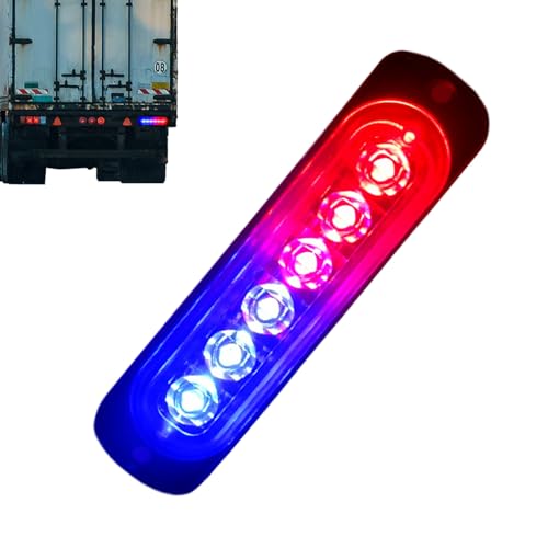 Lumières stroboscopiques à LED - Unité clignotante à 6 ans, accessoire d'avertissement automobile | Éclairage du signal d'urgence, approvisionnement de remplacement pour la moto