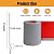 SHOWMEMY Vinyl Wall Base Baseboard Molding Trim, Self-Adhesive Rubber Wall Base Molding, Flexible Baseboard Molding Trim, Peel and Stick Wall Base Cove Base.4 Inch x 20 Feet (Grey)