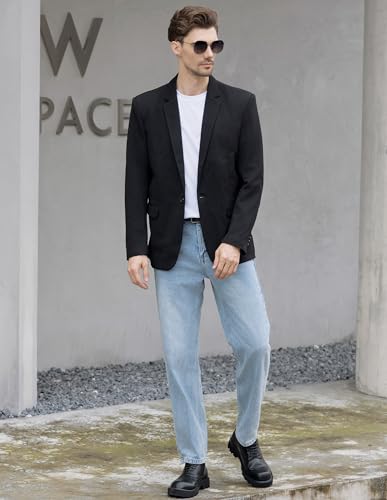 Beninos Men's Casual Blazer Suit Jackets Lightweight Sports Coats One Button4