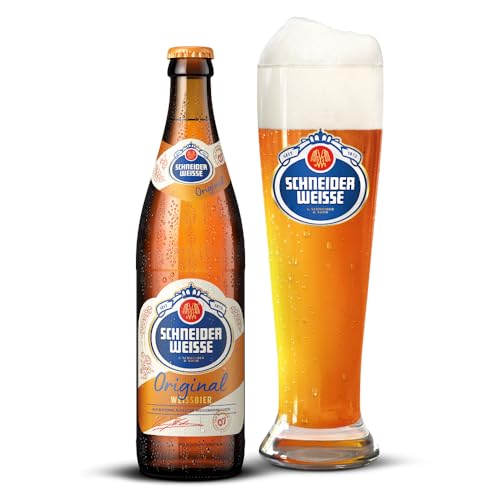 Kit Schneider Weisse 1 cerveja de trigo e 1 copo