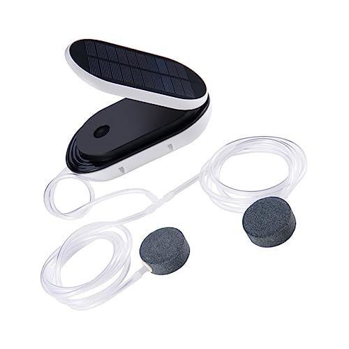 LIFKOME 太陽光充電式ソーラー酸素ポンプ 魚タンク用ポータブル増酸装置 静音大気量エアーポンプ 省エネ防水設計 長連続運転可能