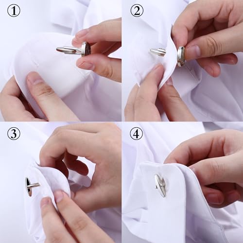 LOYALLOOK Initial Gold Cufflinks for Men Gold Cuff Links Personalized Copper CuffLinks Letter Cufflinks Gift for Groom Husband Father