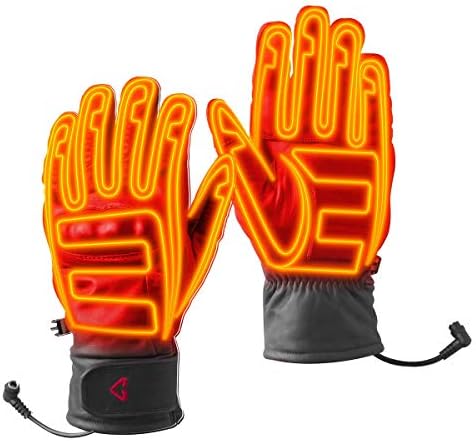 Gerbing Gyde 12V Hero Heated Motorcycle Gloves, Short Cuff, Microwire Heating Panels, High Impact Knuckle Protection XXL