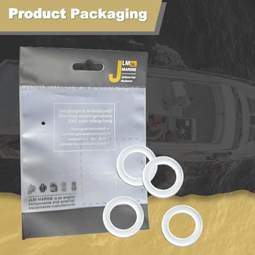 Image of 4PCS 311598 Fill and Drain Screw Washer for Johnson Evinrude OMC Engines Gearcase Lower Unit Oil Drain Screw Gasket 3852105 777517 18-4248